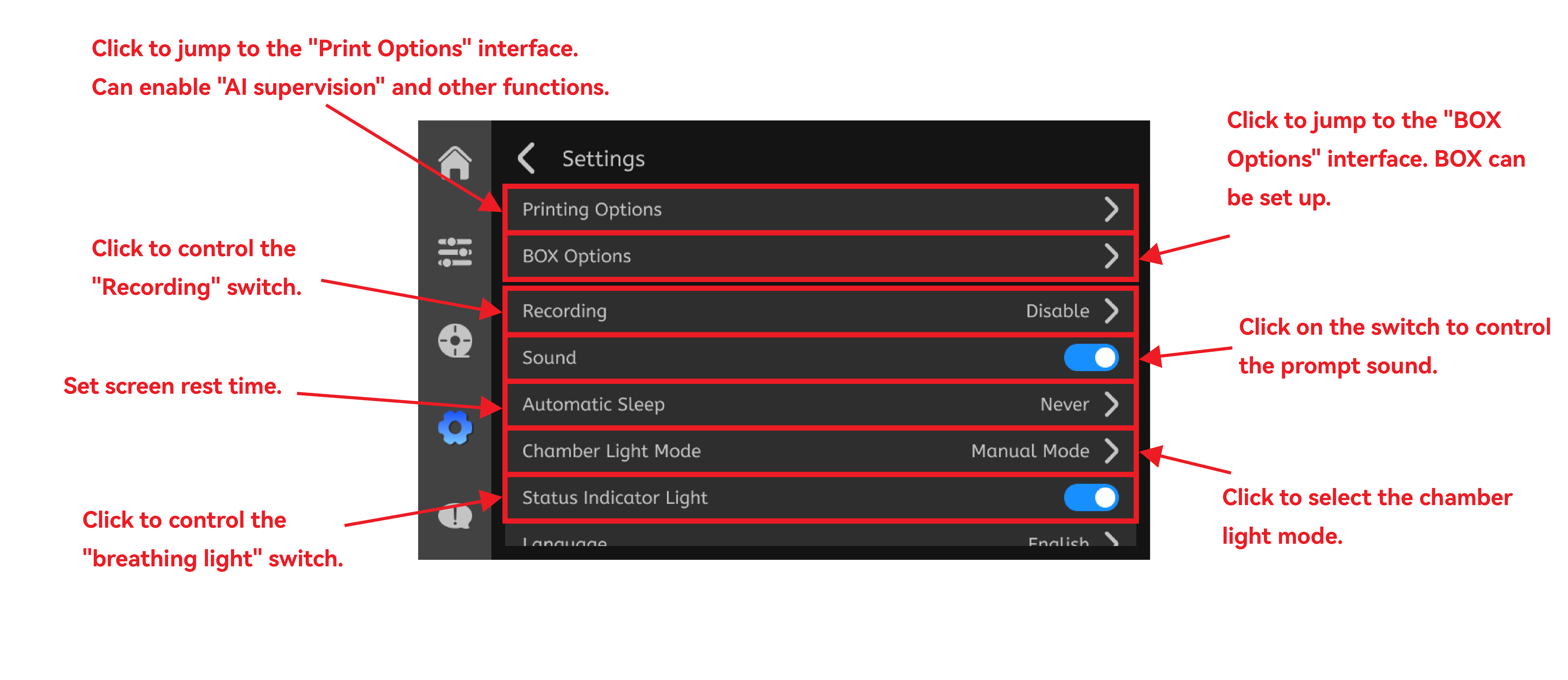 X-Max 4 UI Introduction | QIDI Wiki
